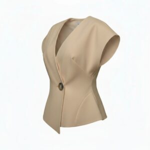 BLUSA TRANSPASSADA BEGE